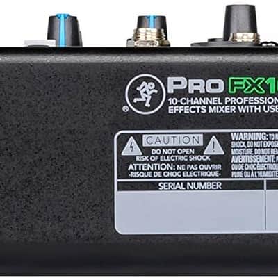 Mackie ProFXv3 Series, 10-Channel Professional Effects Mixer with USB, Onyx Mic Preamps and GigFX effects engine - Unpowered (ProFX10v3) image 6