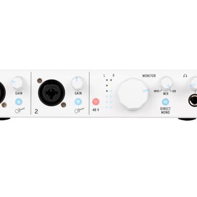 Arturia MiniFuse 2 Portable 2x2 USB Type-C Audio/MIDI Interface (White) image 3