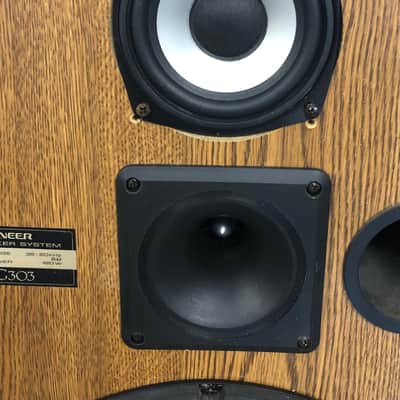 Pioneer CS-G303 1990s Oak Vinyl Veneer image 5