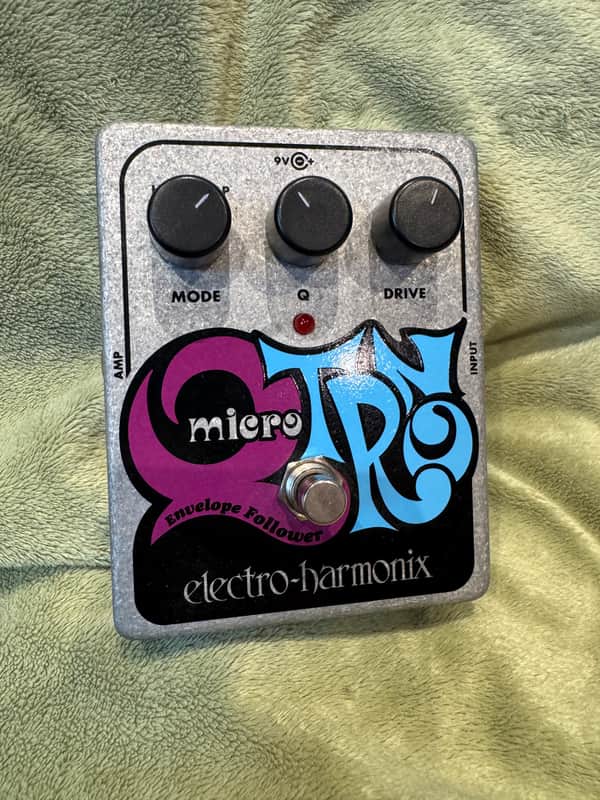 Electro-Harmonix Micro Q-Tron Envelope Filter 2006 - Present Silver / Black / Blue image 1
