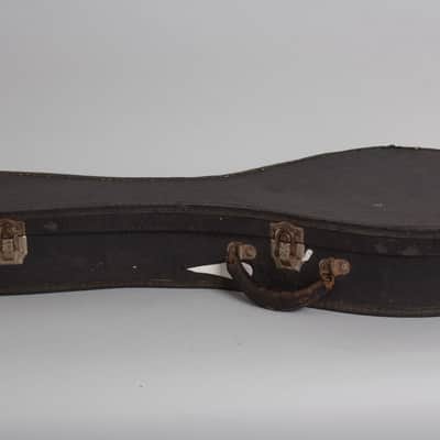 Stradolin  Oval Hole Arch Top Mandolin,  c. 1936, original black chipboard case. image 11