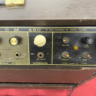 Magnatone Custom 460 2x12 + (2) 5x7 Tube Combo Amp 1962 - Fully Serviced image 9