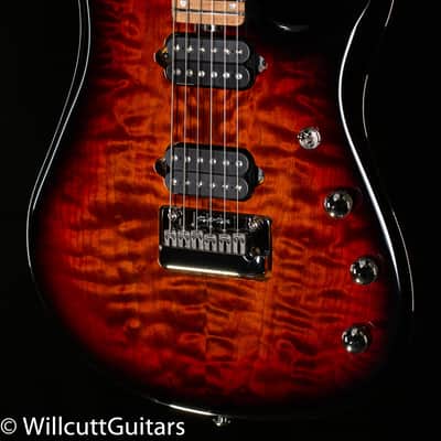 Ernie Ball Music Man JP15 6 Piezo Tiger Eye Quilt Top (293) image 1