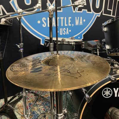 David Garibaldi's Tower of Power, Sabian 13" Signature Series, Jam Master Hi-Hat Cymbals, 2004 SIGNED! 848g 1292g image 3