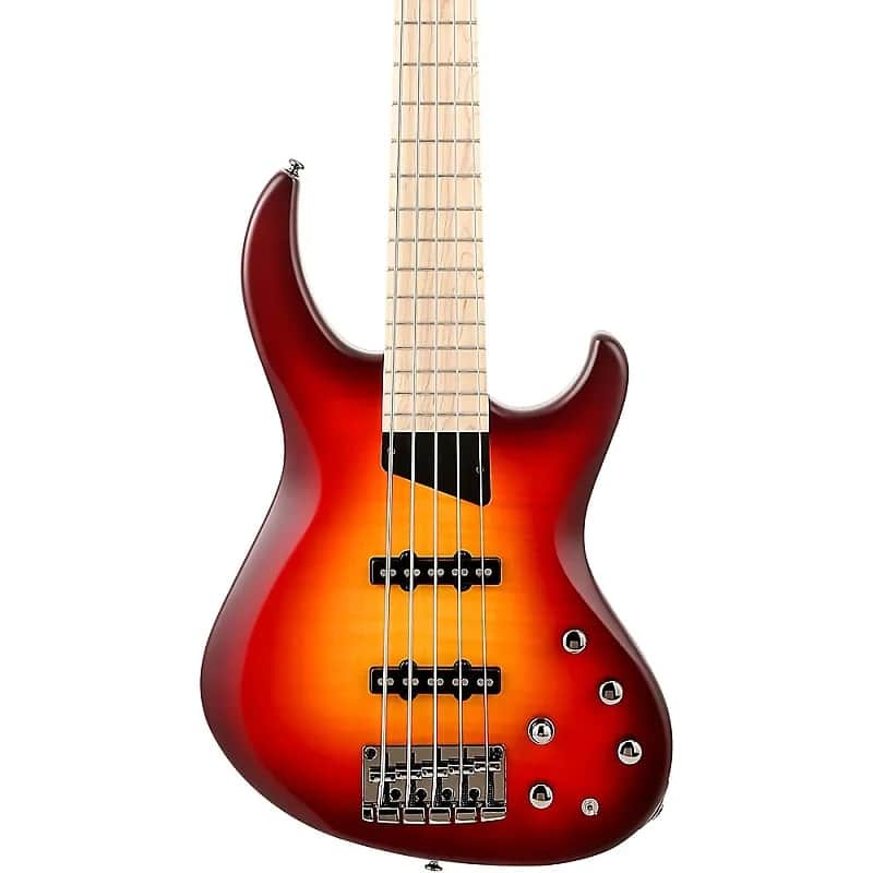 MTD Kingston Saratoga Deluxe 5 Flame Maple Top, Maple Fretboard, Deep Cherry Burst fi image 1