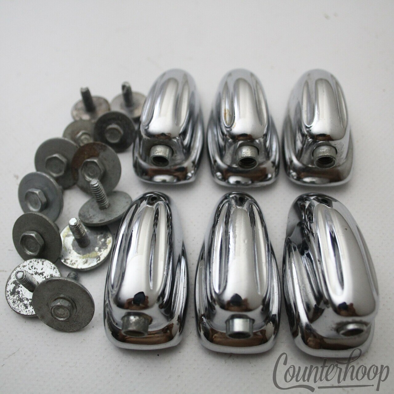 Slingerland 6x Small Sound King 3Ply Lugs Tom/Snare Drum Hex Chrome USA 60s-70s — main photograph