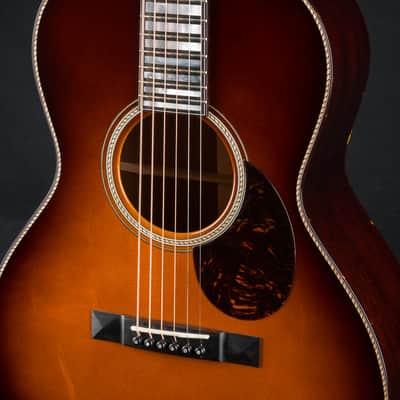 Santa Cruz H13 Custom Old Growth Mahogany and Moon Spruce Sunburst with Century Block Inlay NEW image 8