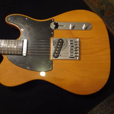 Squire Telecaster w/ Les Paul neck (Modded) 2012 Butterscotch Blonde image 2