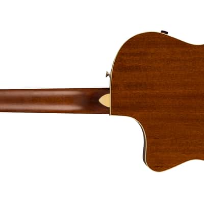 Fender Newporter Player Auditorium Size Acoustic Electric Guitar, Natural image 2