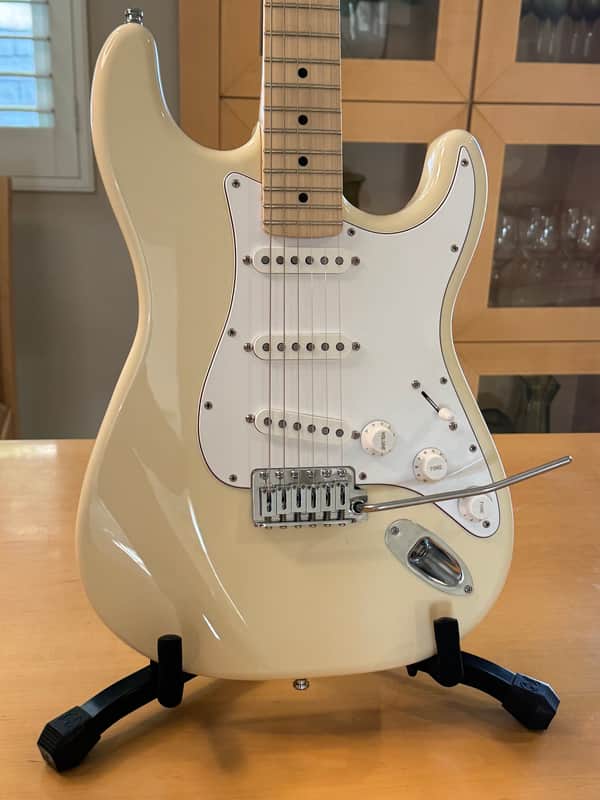 Fender Licensed Warmoth Stratocaster 2026 - Vintage White image 1