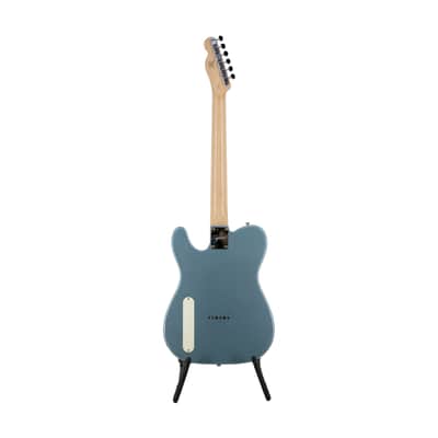 Squier FSR Cabronita Thinline Telecaster Electric Guitar, Laurel FB, Ice Blue Metallic image 2