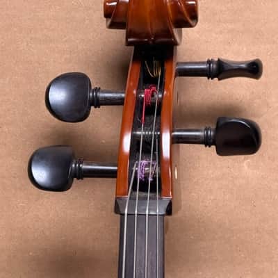 Yamaha VC3 4/4 Cello Outfit 2014 - Natural Poly Varnish (w/ Gig Bag)) image 3
