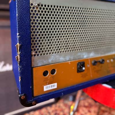 Marshall 6100 30th Anniversary Series 3-Channel 100-Watt Guitar Amp Head 1992 - 1997 - Blue Rare Edition image 15