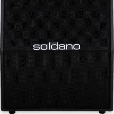 Soldano 212 Vertical Cabinet 2x12" Extension Cabinet Black image 3