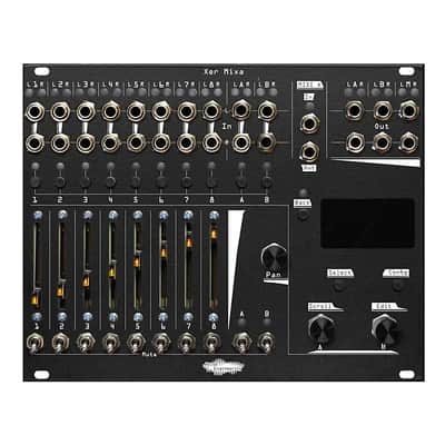 Noise Engineering Xer Mixa Eurorack Stereo Mixer Module (Black) image 2