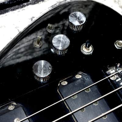 WESTONE X695BK SPECTRUM LX Bass  1986 Black.  BY MATSUMOKU.  TWO NECKS. Fretted & Fretless.  RARE. image 7