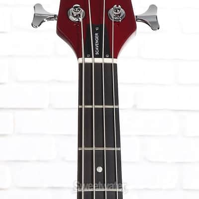 Washburn Wing Series Scavenger '78 Electric Bass Guitar - Red (ScvngrBTRd3) image 5