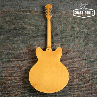 1990 Epiphone Casino Natural Pre-Elitist made in Japan w/ Bigsby image 4