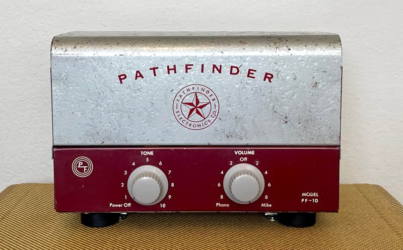 Newcomb Pathfinder PF10 Vintage Harmonica Tube PA Head Amplifier image 1