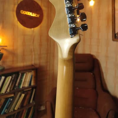 Formanta Style USSR Electric Guitar Built In Tone Bender Soviet Germanium Fuzz image 12