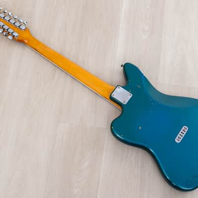 1966 Fender Electric XII Vintage 12-String Guitar Lake Placid Blue, 100% Original w/ Case image 13