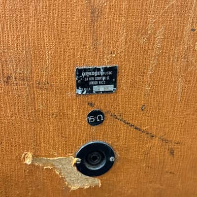 1970s Orange 4x12 Guitar Amplifier Cabinet (Pre-Owned) image 6