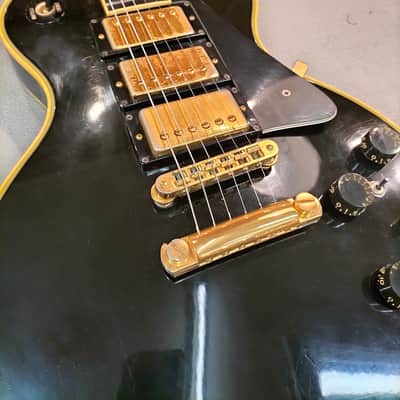 Gibson Les Paul Custom 3 Pick Up Black 1980 image 3