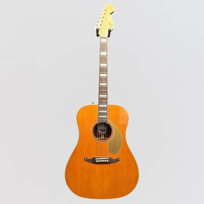 Fender California Vintage King Dreadnought Acoustic Electric Guitar w/ Case - Natural image 10