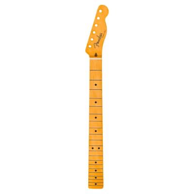 Fender 50's Esquire Neck 21 Vintage Frets 7.25" U Shape Maple image 1