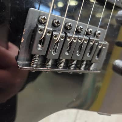 Jay Turser Flying V V-2 Electric Guitar 2000's - Glossy Black image 3