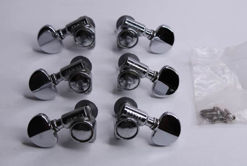Vintage 1950's- 1960's Grover Pat. Pend. Machine Tuners - 59 Les Paul Burst 335 SG Standard image 1
