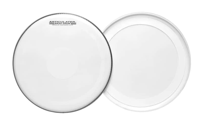 Aquarian Articulator Marching Bass Drum Head White 14" - Open Box image 1