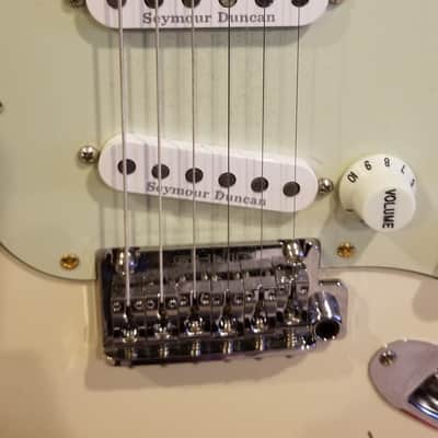 Shijie STE Pro Strat Vintage White Relic Nitro Finish image 14