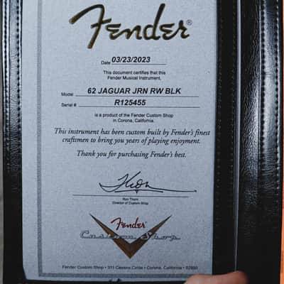 Fender Custom Shop '62 Jaguar Journeyman Relic 2023 - Black image 16