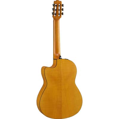 Yamaha NCX1 Nylon String Acoustic Electric Guitar w/Flame Maple Back and Sides image 2