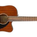 Fender CD-60SCE Dreadnought Acoustic Guitar, All Mahogany