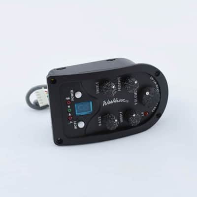 Washburn  WT-92 Preamp Oval Acoustic Guitar Tuner EQ Equalizer image 1