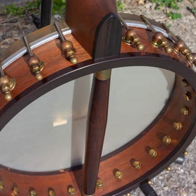 Ome Flora 12" Walnut Open Back Banjo & Case image 12