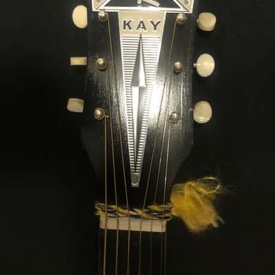 Kay K5160 Acoustic 1960's - sunburst image 5