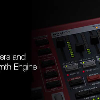 Nord Stage 4 73 with a fully weighted Triple Sensor keybed with Physical Drawbars and LED indicators image 5