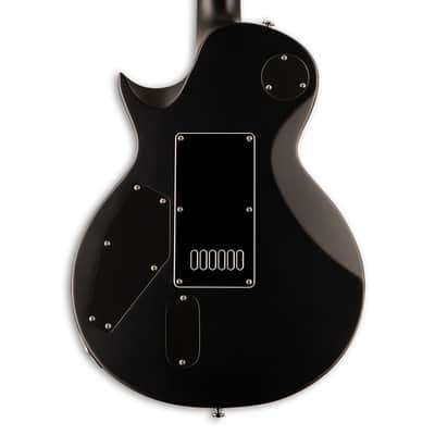 ESP LTD EC-1000/ET w/ Bold Binding Electric Guitar - Black Satin - B-Stock image 7