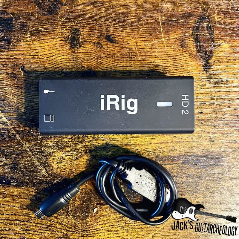 IK Multimedia iRig HD-2 Guitar Interface w/ Chord *USED* (2020s - Black) image 1