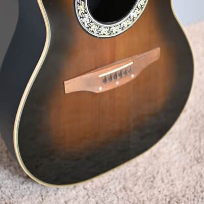 Ovation 1155 Custom Balladeer 12-String 1980s - Sunburst - w/ OHSC image 4