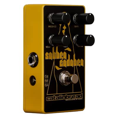 Catalinbread Sabbra Cadabra 10th Anniversary Overdrive Pedal - Yellow image 2