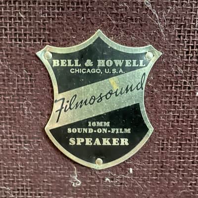 Vintage Bell & Howell Filmosound 1x12” Cab - 16 Ohm Jensen Speaker - 1940’s/1950’s Made In USA image 2
