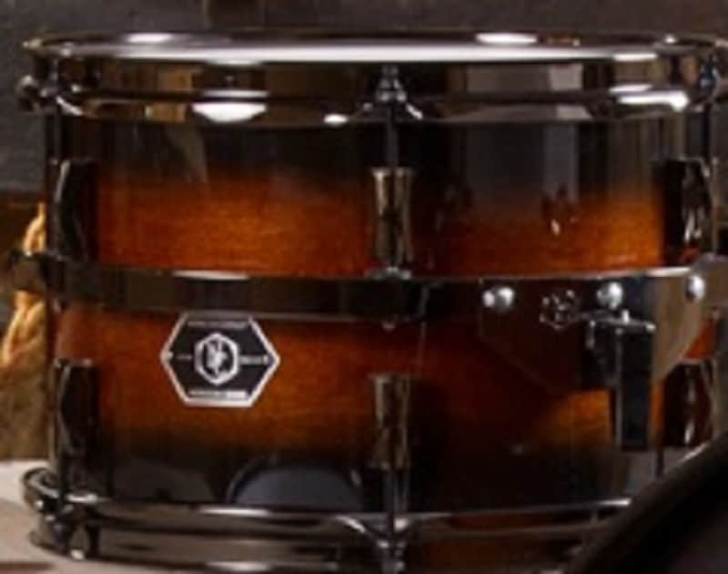 Noble & Cooley *Pre-Order* Horizon Series 10x7" Honey Maple Black Burst Gloss Rack Tom Drum w/Black Hardware | Made in the USA | Special Order | Authorized Dealer image 1