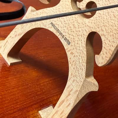 Gunter von Aue 4/4 Cello – German Made – Full Size – w/ Leather Case – Crack Repair Needed / Plays image 25