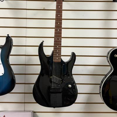 Partscaster Frankenstrat Partscaster one pickup EVH - Black image 2