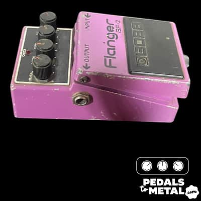 Boss BF-2 Flanger (Black Label) 1980 - 1984 - Purple X12839 image 2