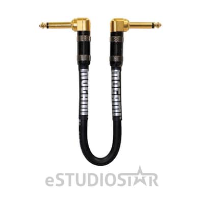Mogami Platinum Guitar 1.5RR 1/4" TS Right-Angle to Right-Angle Instrument Cable - 18"